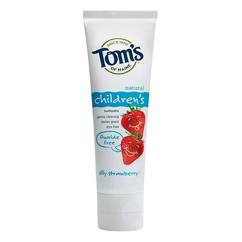 Tom s of Maine Silly Strawberry Fluoride-Free Natural Toothpaste 4.2 oz Paste