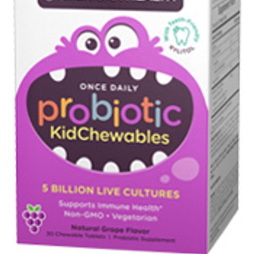 American Health Once Daily Probiotic Kidchewables - Natural Grape