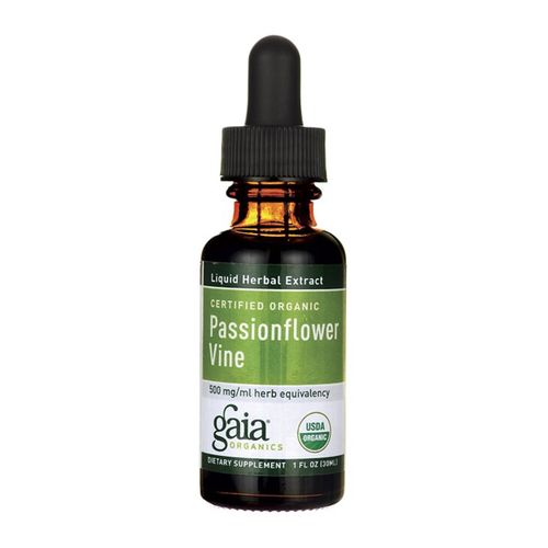 Gaia Herbs Certified Organic Passionflower Vine, 1 fl oz (30 ml)