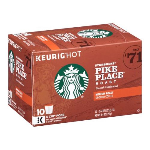 Starbucks Pike Place Medium Roast Coffee - Keurig K-Cup Pods - 10ct