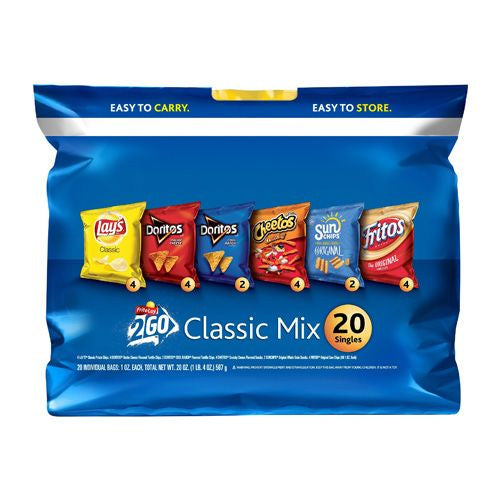 Frito-Lay Classic Mix Snacks Variety Pack  28 Count