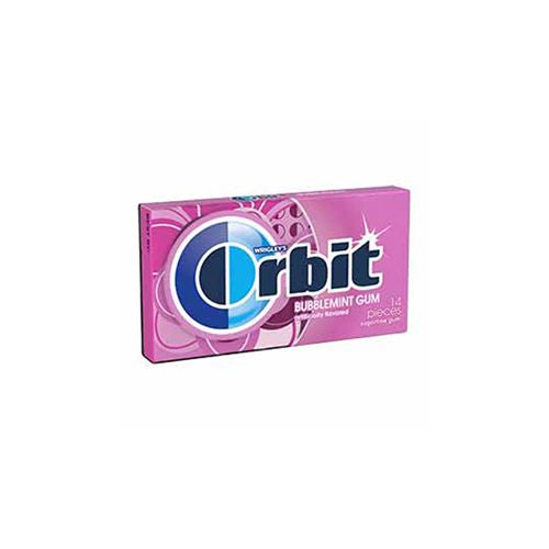 Orbit Gum Bubblemint Sugar Free Chewing Gum  Single Pack - 14 Piece