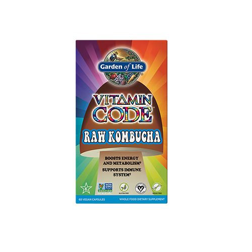 Garden of Life Vitamin Code Raw Kombucha 60 Vegan Caps