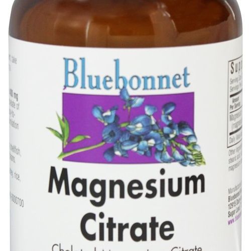 Bluebonnet Nutrition - Magnesium Citrate Chelated 400 mg. - 120 Caplets