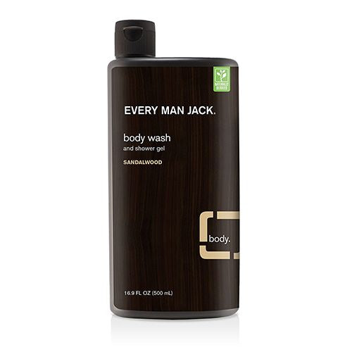 Every Man Jack, Body Wash Sandalwood - 16.9oz