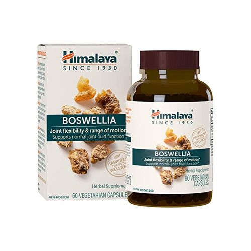Himalaya Boswellia  Joint Support for Mobility  Flexibility and Pain Relief  Promotes Tissue Preservation  250 mg  60 Capsules  1 Month Supply