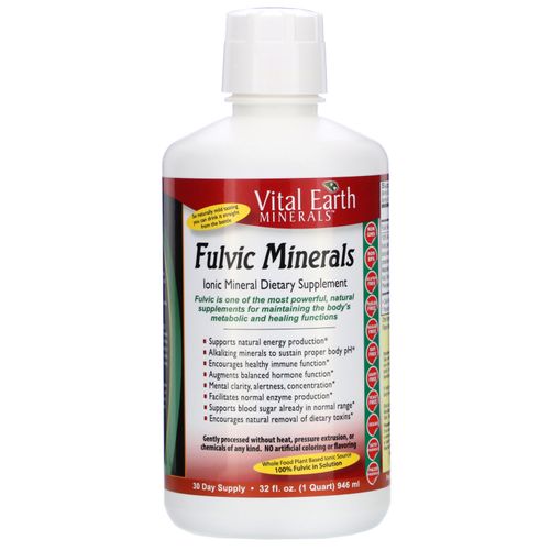 Vital Earth Minerals, Mineral Fulvic - 32oz