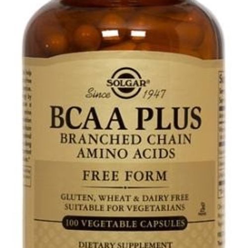 Solgar BCAA Plus Capsules  100 Ct