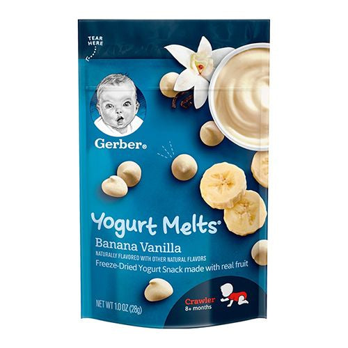 Gerber Yogurt Melts Banana Vanilla - 1oz