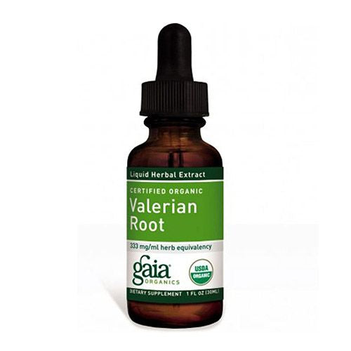 Gaia Herbs Certified Organic Valerian Root, 1 fl oz (30 ml)