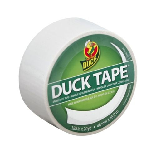 Duck Brand 1.88 in. x 20 yd. White Colored Duct Tape