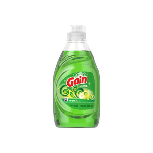 Gain Dishwashing Liquid Dish Soap, Original Scent, 8 fl oz