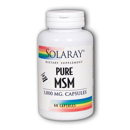 Solaray MSM 1000 mg - 60 Capsules
