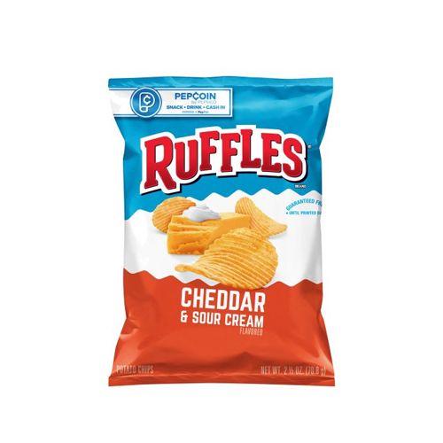 Ruffles Cheddar & Sour Cream Potato Chips - 2.5oz