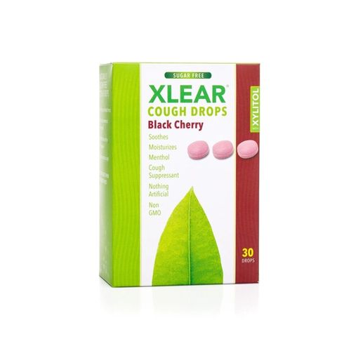 Xlear Inc Cough Drops  Black Cherry 30 Count