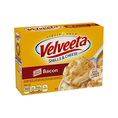 Velveeta Bacon Shells & Cheese, 10.3 oz Box