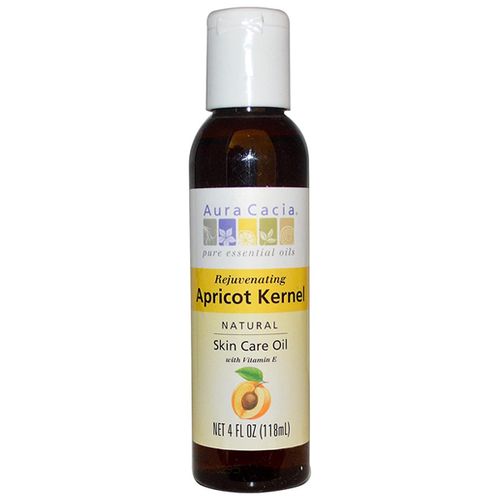 Aura Cacia Rejuventaing Apricot Kernel Natural Skin Care Oil  4 fl oz Bottle