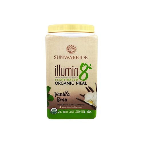 Sunwarrior - Illumin8 Plant-Based Organic Meal Vanilla Bean - 35.2 oz.