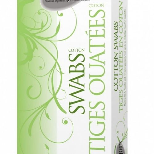 Swisspers Premium Products - Swisspers Organic Cotton Swabs - 180 Pack(s)