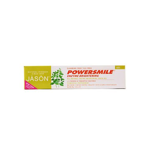 Jason PowerSmile Enzyme Brightening Gel Natural Toothpaste - 4.2 oz