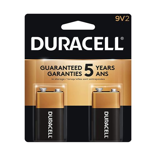 Duracell, Alkaline Battery All Purp 9 V - 2 Pk
