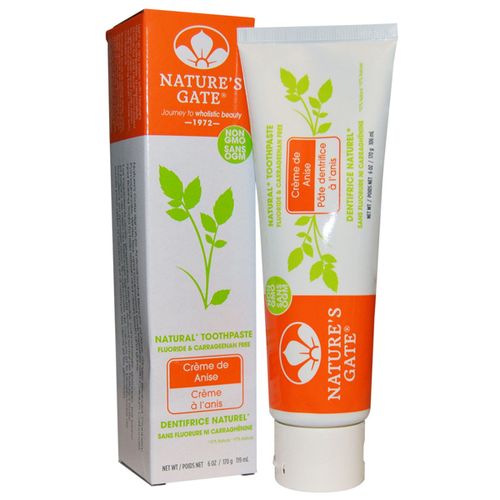 Fluoride-Free Toothpaste, Creme De Anise, 6 Oz