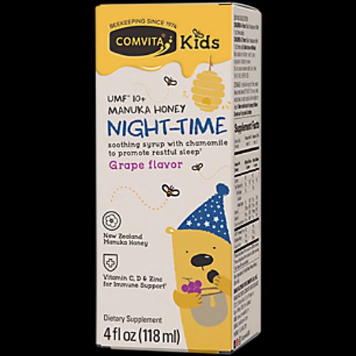 Comvita Kids Night-Time Soothing Syrup with UMF 10+ Manuka Honey  4 oz (12-24 servings)