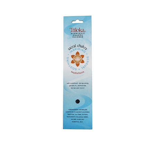 triloka - ayurvedic chakra incense sacral chakra svadisthana - 10 stick(s)