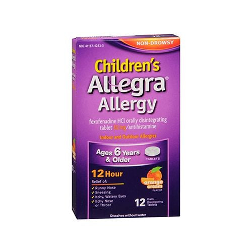 Allegra Children s 12HR Orally Disintegrating Tablets (12 Ct)