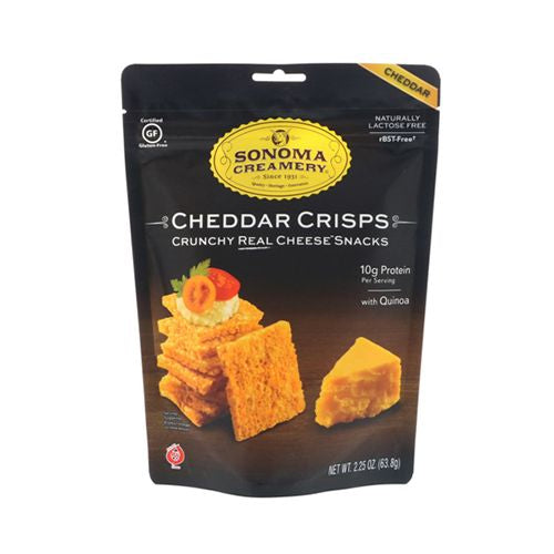 CHEDDAR CRISPS, CRUNCHY REAL CHEESE