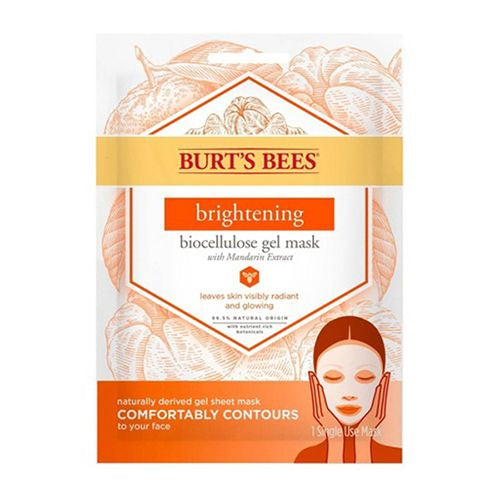 Brightening Biocellulose Gel Face Mask by Burts Bees for Women - 1 Pc Mask