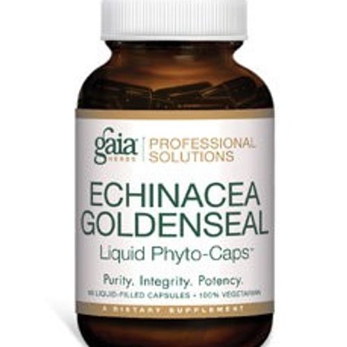 Gaia Herbs Echinacea Goldenseal  Vegan Liquid Phyto Capsules  Immune Support Supplement  Healthy Inflammatory Response During Seasonal Stress  Made with Organic Echinacea