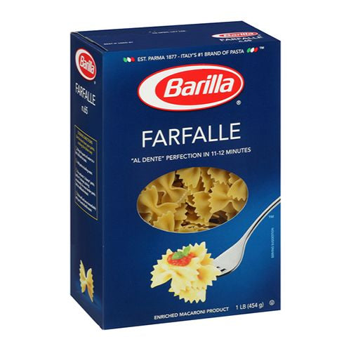 FARFALLE PASTA, ENRICHED MACARONI PRODUCT