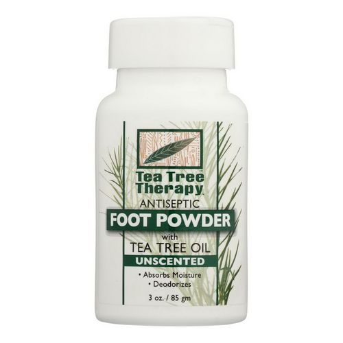 Tea Tree Therapy 923200 3 oz Antiseptic Foot Powder Unscented