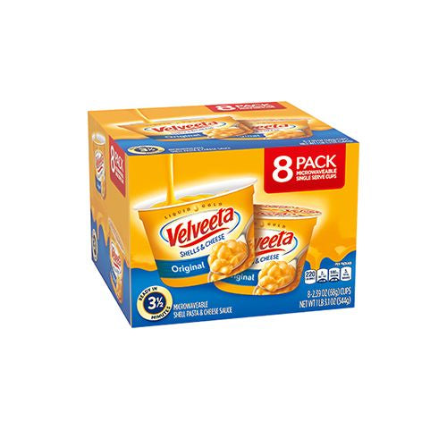 Velveeta Original Microwavable Shells & Cheese Cups 8-2.39 oz cups (B00WI0T5AQ)