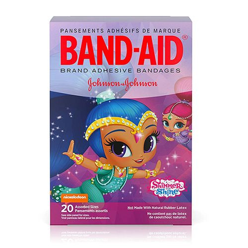 BANDAID SHIMMER SHINE ASSORTED 20 Count