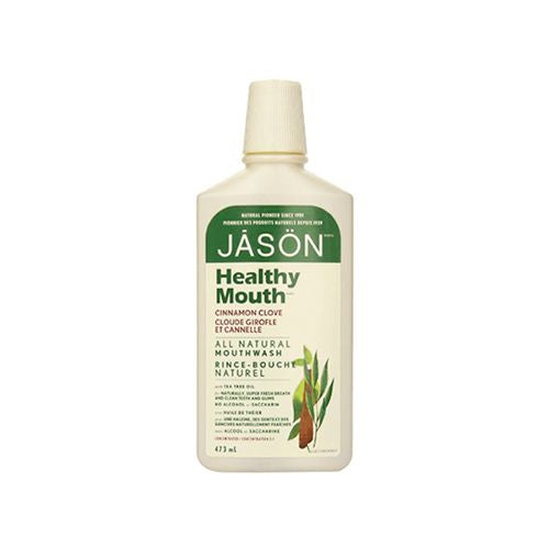 JASON Healthy Mouth Cinnamon Clove Tartar Control Mouthwash  16 Ounce Bottle