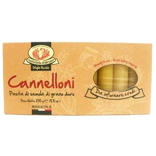 Rustichella d'Abruzzo Durum Wheat Cannelloni Pasta, 8.8 oz