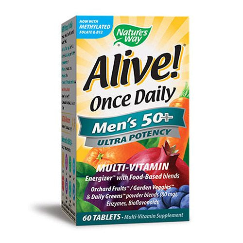 Natures Way, Alve Daily Men 50+ 60tb - 60tb