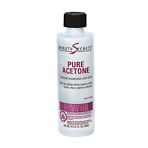 Beauty Secrets Pure Acetone Manicurist Solvent 8 oz.