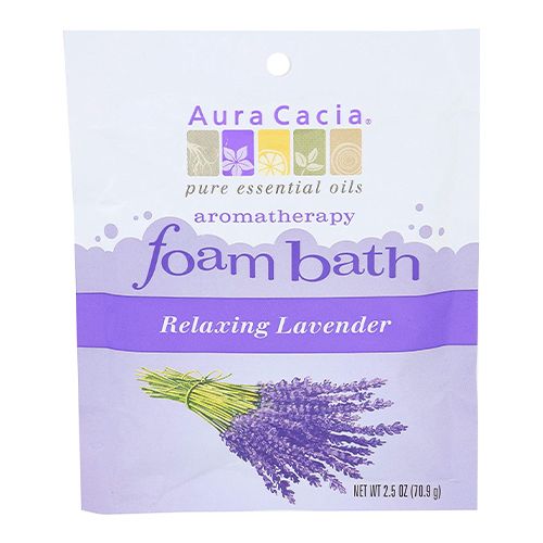Aura Cacia Aromatherapy Foam Bath Relaxing Lavender