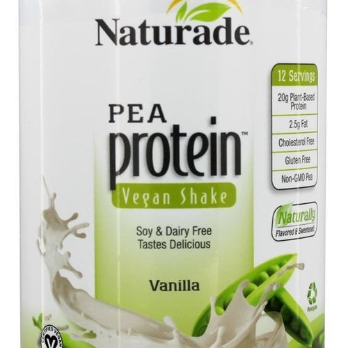 NATURADE, PEA PROTEIN VEGAN SHAKE, VANILLA