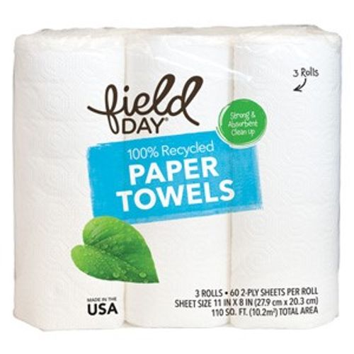 Field Day Paper Towels  3 Rolls