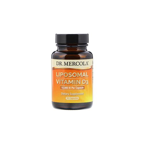 Dr. Mercola Liposomal Vitamin D3 10000 IU Day Dietary Supplement  30 Servings (30 Capsules)