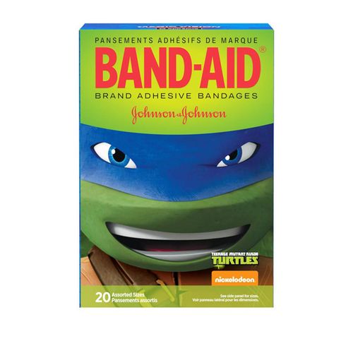 BANDAID TEEN MUTANT NINJA Turtle Assorted 20 Count