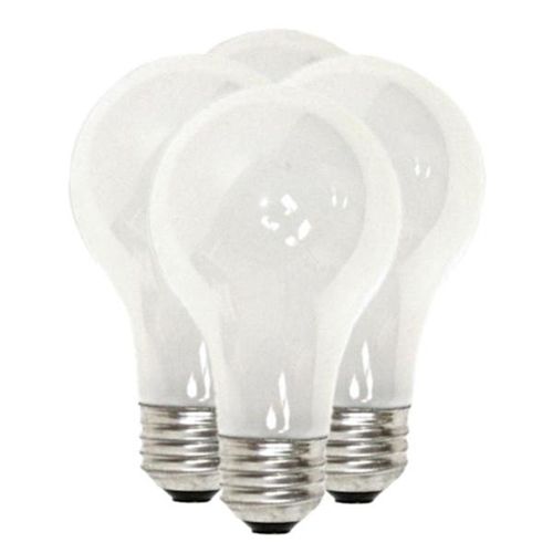 4Pk. - Sylvania 43W 100V A19 Frosted E26 Base Thungsten Halogen