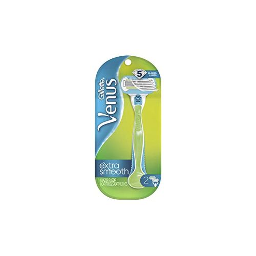 Venus Extra Smooth Green Women s Razor Handle with 2 Blade Refills