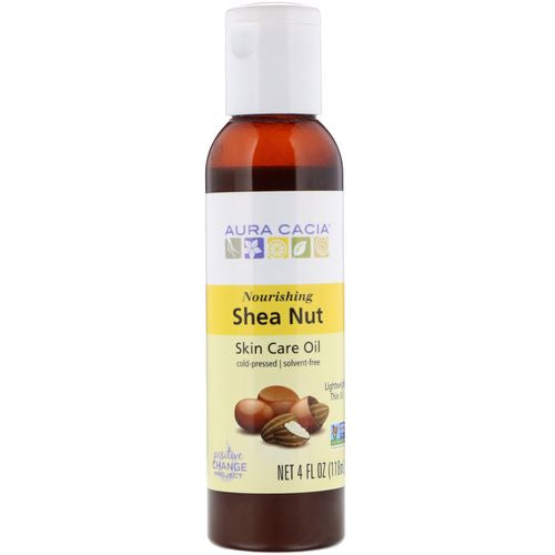 Aura Cacia Skin Care Oil Nourishing Shea Nut 4 fl oz 118 ml