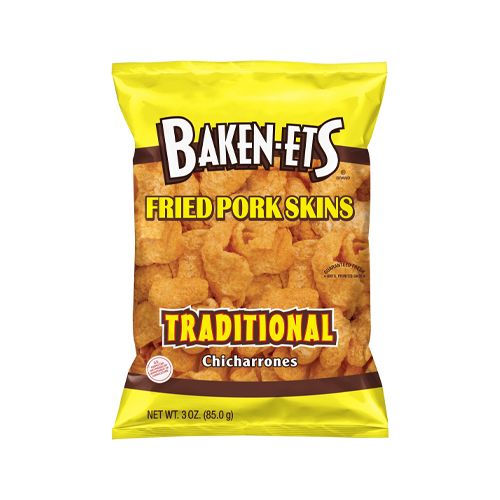 Baken-ets Traditional Fried Pork Skins, 3 Oz.