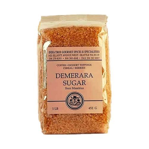 India Tree Gourmet Spices & Specialties Demerara Sugar   16 Oz